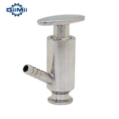 China General Mini Tri Flange 25.4mm Sanitary Sampling Valve SS316L SS304 Flange Weld Male for sale
