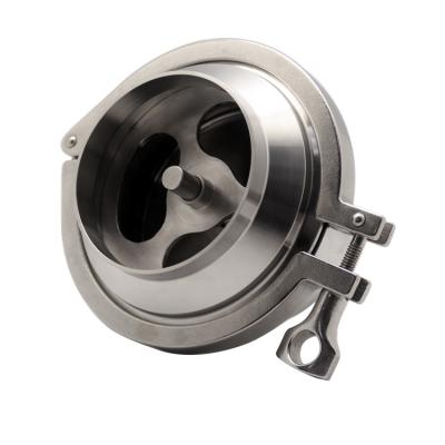 China General Sanitary Non Return Valve Stainless Steel Non Return Check Valve One Way SS304 for sale