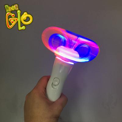 China Best Selling Unicorn Night On/Off Switch DIY Led Spinning Wand Light Toys for sale