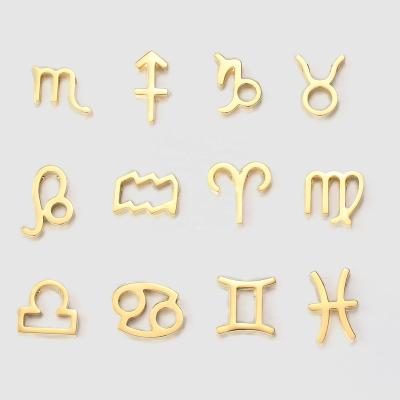 China Ringcal Zodiac Pendant Women Fashion Accessories Jewelry Aries Scorpio Pisces Trendy Gold 12 Star Sign Charms Custom Chain YP25238 - YP25249 for sale