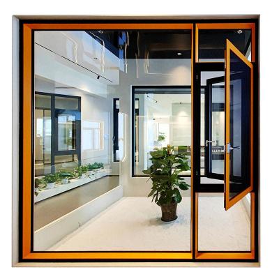 China El doble de aluminio moderno simple de la ventana de desplazamiento del marco laminó el vidrio en venta