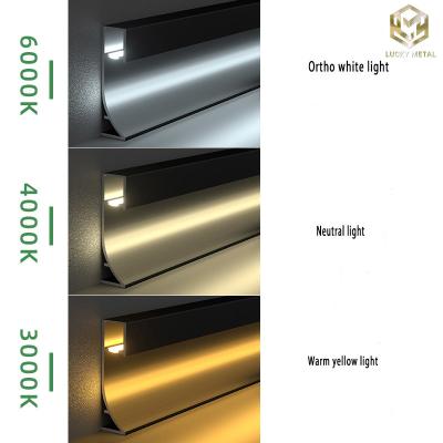 China Profil de proteção da borda da parede de alumínio de 2 mm/3 mm com inserções de borracha à venda