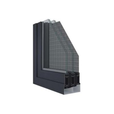 China High-Strength Aluminium Door Frame Profile With IP54 Weatherproof Rating for sale