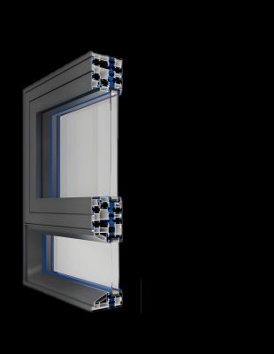 China Slim 25mm Aluminium Door Frame Profile For Glass Partition Systems for sale