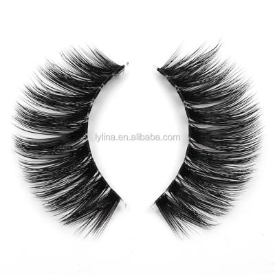 China Wholesale natural real mink lashes 15mm 20mm 22mm 3d mink eyelashes 5D mink eyelashes seller for sale