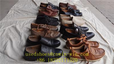 China Men shoes/leather shoes used shoes and used clothing Top grade quality ,no torn , no spoil , no dirty for sale