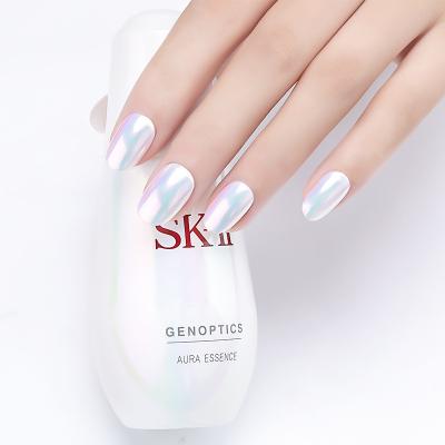 China 2021 Finger Nail Art Factory Price Nail Shell Chrome Nail Powder Latest Holographic Glitter Powder for sale