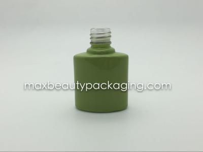 China special powder coating gel polish bottle double coating gel polish bottle nail polish packaging cap and flat brush for sale