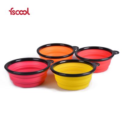 China Sustainable Custom Colorful Collapsible Dog Pet Bowl Slow Food Feeding Bowl, Pet Travel Water Bowl for sale