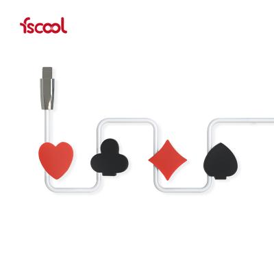 China Universal Creative Fixable Silicone Cable Holder Clip Universal USB Data Line Earphone Cable Organizer for sale