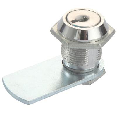 China Pestillo de gabinete de cromo mate Cerradura de leva de cilindro de 14 mm de altura en venta