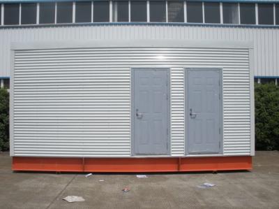 China Casas modulares prefabricadas multifuncionales del marco de acero para el retrete/la oficina móviles en venta