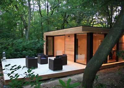 Κίνα Ωραίο Prefab Tiny House Garden Studio Cabin με κατάστρωμα Μονουλογικά σπίτια προς πώληση