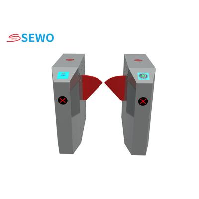 China SEWO Portões padrão de barreira de flap 30-40 pessoas/min. Portão de entrada do supermercado à venda