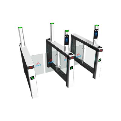 China Rfid Readers Security Doors Swing Gate Turnstile Waist Height Turnstile Public Transportation for sale