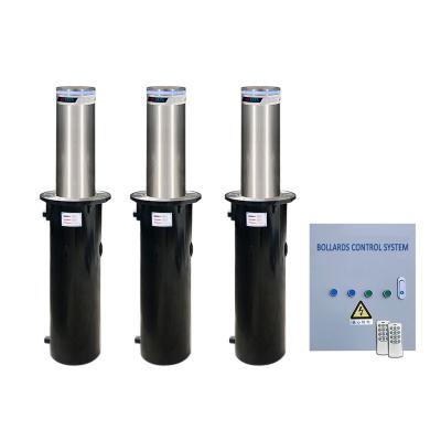 China Automatic Bollard Actuator System Hydraulic Retractable Road Barrier with Stainless Steel Housing for sale