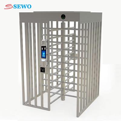 China Indoor/Outdoor Full Height Turnstile Gate for Single Turnstile Access Control Security Systems for sale