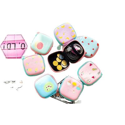 China Cute Dustproof Shockproof Waterproof EVA Storage Carrying Case Earphone Mobile Phone Data Cable Charger U Disk for sale