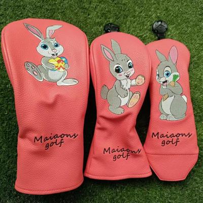 Chine utility head cover rabbit golf cover driver cover fairway cover ut cover hybrid cover headcover rabbit à vendre