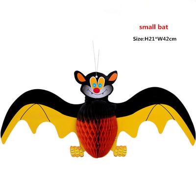 China High Quality Decoration Spider Bat Pumpkin Pendant Paper Props Halloween Decoration for sale