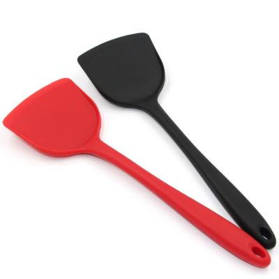 China Viable Home Kitchen Cooking Thin Silicone Cake Spatula for sale