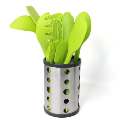China 10 Pieces Sustainably Dirty Hot Cocina Utensilios Set Kitchen Utensil Set Silicone for sale