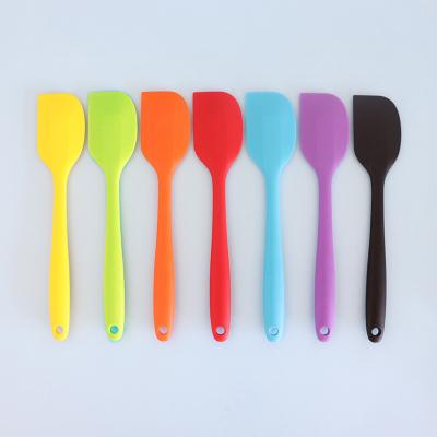 China Cake Tool Silicone Samall Scraper Butter Viable Hot Selling Baking Spatula for sale