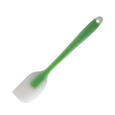 China Sustainable Colorful Kitchen Cookware Baking Scraper Silicone Spatula for sale