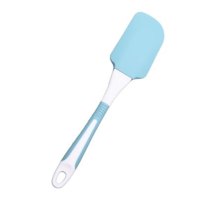 China Durable High Quality Long Handle Cookware Silicone Cream Spatulas Cake Pastry Scraper for sale