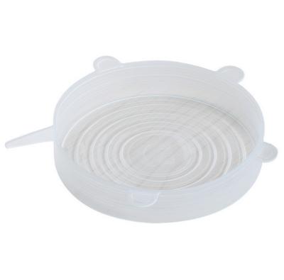 China Non Spill Food Grade Silicone Heat Resistant Reusable Silicone Stretch Lids for sale