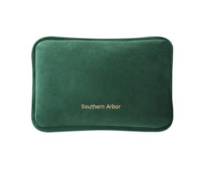 China Hotel New National Standard Explosion proof Rechargeable Hot Water Bag Plush Cloth Cover Double Hands Warming Treasure Hot Pack Waist for sale
