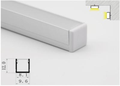 China Protuberancia de aluminio de la tira ULTRAVIOLETA de la resistencia LED, perfil de aluminio 9,6 x 12m m de vivienda del LED en venta