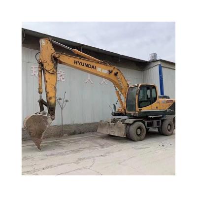 China Cheap Hyundai 210W-9 225W-7 220W-9 Used Korea Wheel Excavator 0.8m ³ for sale