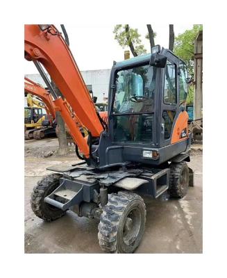 China Various popular factory sale product popular wheel excavator small wheel excavator Hyundai Used Japanese Excavator Mini 0.3m ³ for sale