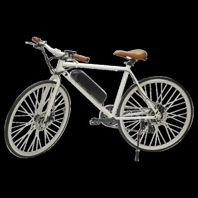 China Hot Selling 700C Wheel 700C Road Bike 21 Speed Lightweight Electric Bike Steel Steel Retro Pedal Assisted Electric Bicycle Adult for sale