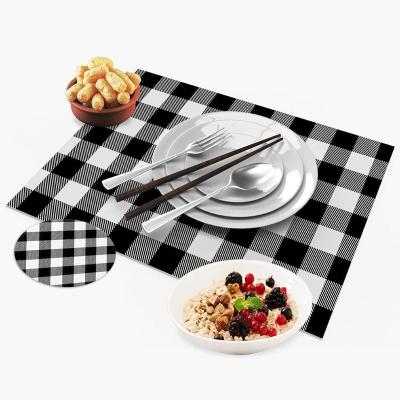 China Casual Quality Guaranteed Color and Design or Customquilted Table Disposable Paper Place Mats for sale