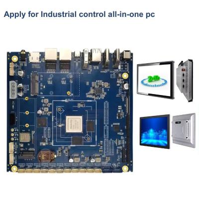 China RK3588 Chip Industrial ARM Board Com 10/100/1000M Ethernet Suporte LVDS EDP MIPI HDMI VGA Display à venda