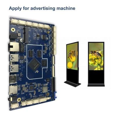 China RK3568 Vending Mchine Quad Core ARM placa base 2.0Ghz para la señalización digital del sistema de cola en venta