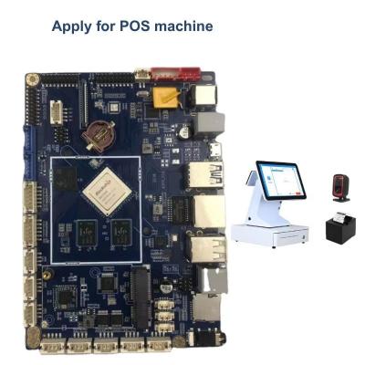 China JLD-P01 POS Machine Android Motherboard RK3568 Embedded Board 128G Storage EMMC Option for sale