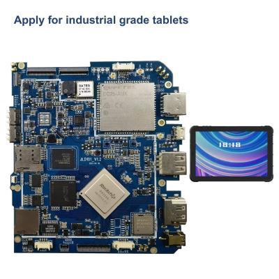 China Android Rugged Tablet Industrial Embedded Motherboard MIPI HD 4K RK3399 Quad Core Mainboard For Tablet Type C for sale