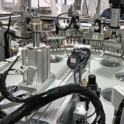 China Customised indexed motion heli cap assembly machine with easy to use touch screen operation for sale