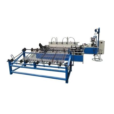 China Making Diamond Mesh High Speed Galvanized Single Wire Diamond Mesh Sprial Weaving Machine for sale