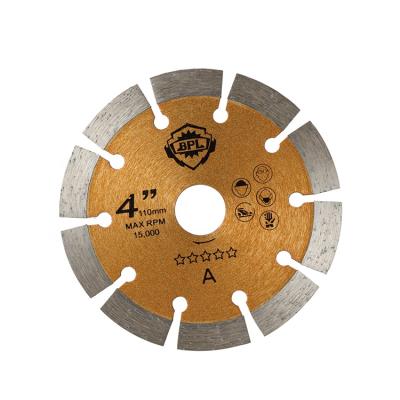 China . High Speed Straight Smooth Edge Segmented Turbo Cutting Blade For Hard Stone Concrete Materials for sale