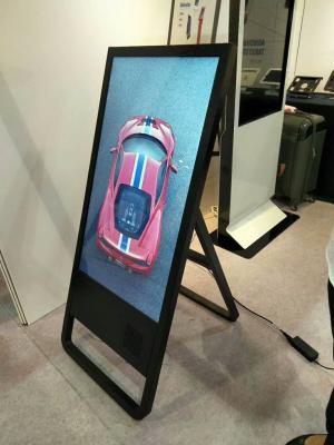 Κίνα Επίδειξη αφισών εστιατορίων LCD, εύκαμπτη πτυσσόμενη λιανική ψηφιακή επίδειξη αφισών εστιατορίων LCD συστημάτων σηματοδότησης 43 ίντσας προς πώληση