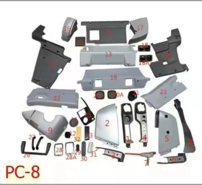 China Comatsu PC200-8 PC300-8 piezas excavadora panel de recorte completo del interior en venta