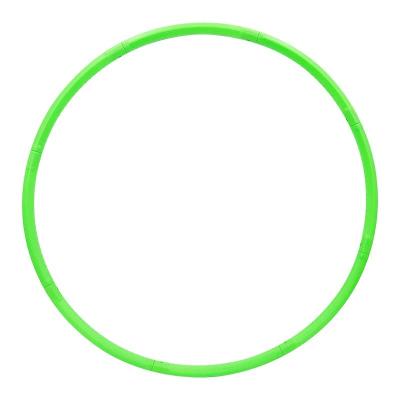China Removable hot sale high quality children detachable burrfree green fitness dropshipping hula hoops for sale