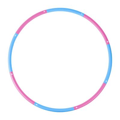 China Removable high quality gym fitness non detachable infinity hula sponge hoops for adults exercise for sale