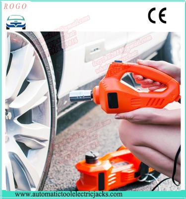 China emergency tyre change tools 3 tons auto lift electric jack with wrench and air compressor for sale