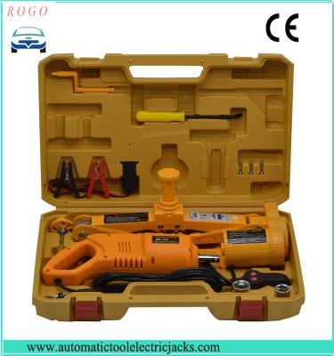 China vehicle tools 2 tons electric scissor lifting car jack with electric impact torque wrench for sale