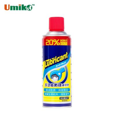 China Multipurpose Auto Rust Prevention Spray Loosening Bolts Dust Removal Car Care Cleaner for sale